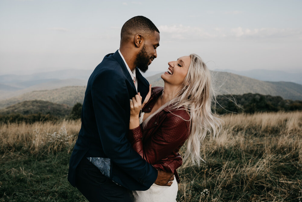 Max Patch mountain elopement
