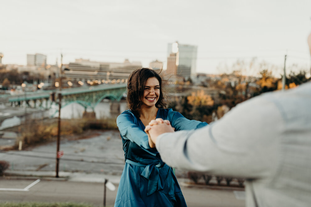 Downtown Knoxville Engagement Photographer