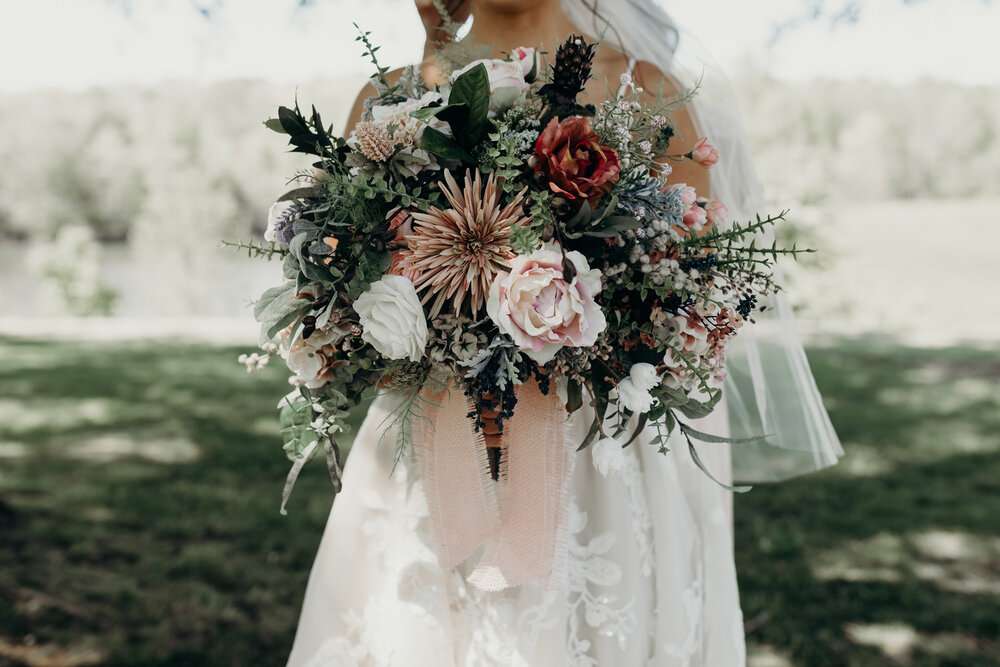 Bridal Bouquet captured by Knoxville Wedding Photographer
