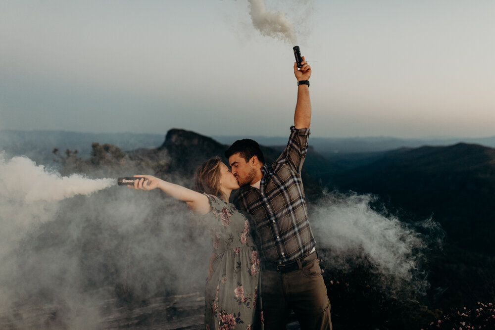 Adventure Engagement Session by a Knoxville Engagement Photographer