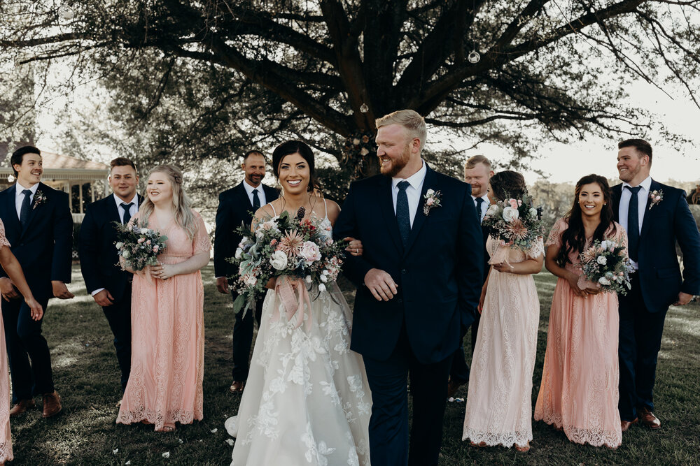 Bridal Party captured by Knoxville Wedding Photographer